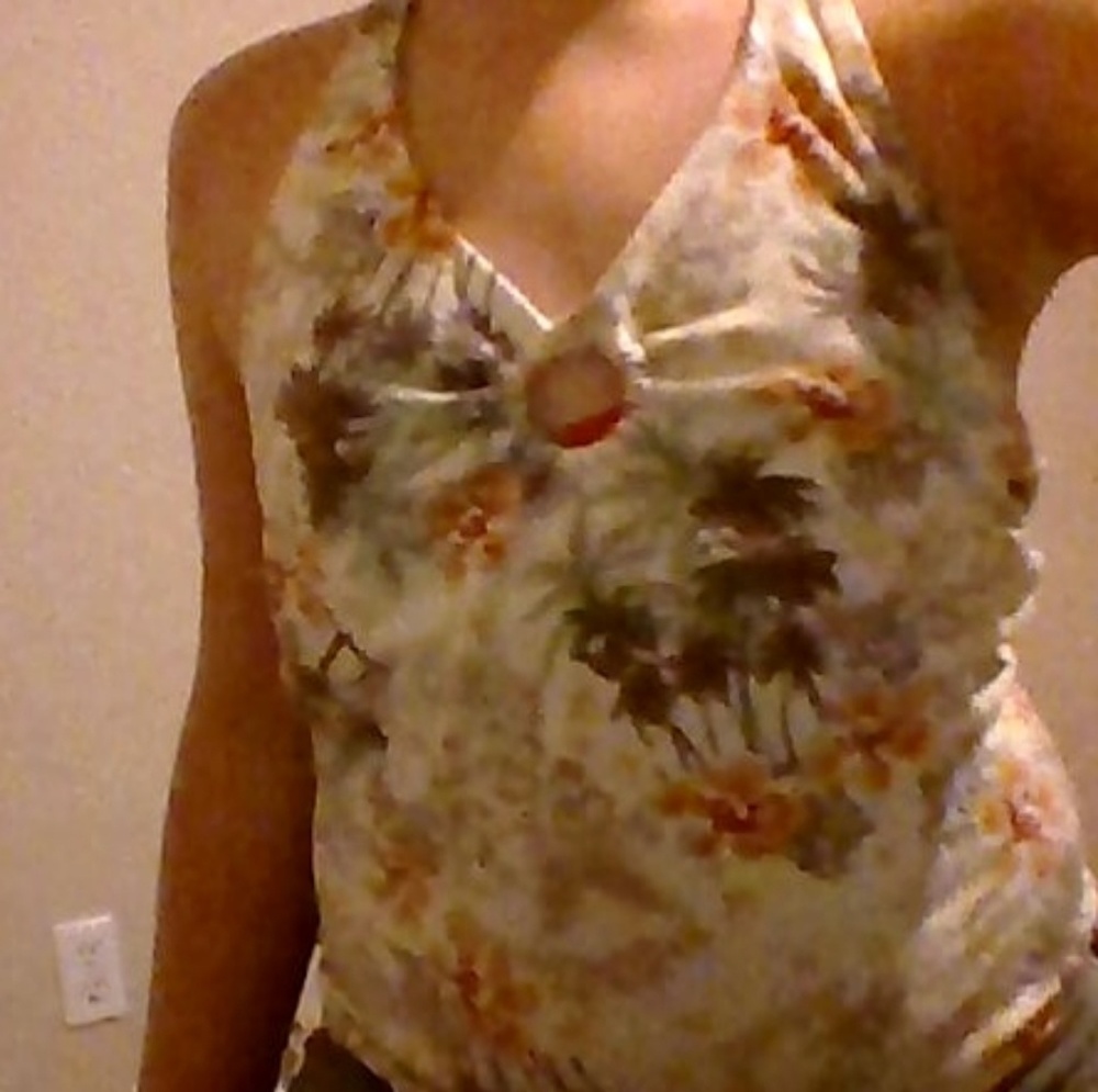 flowered top